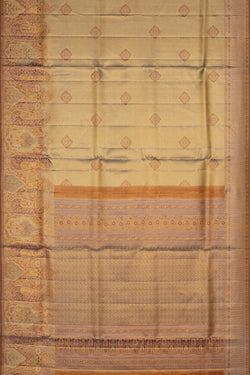 Image of Kanchipattu Gold Tissue Brocade Saree