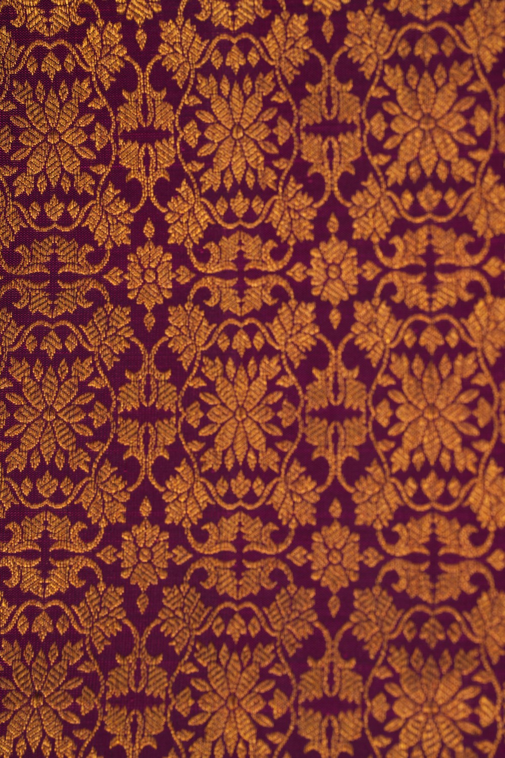 Image of Kanchipattu Brocade Violet Saree