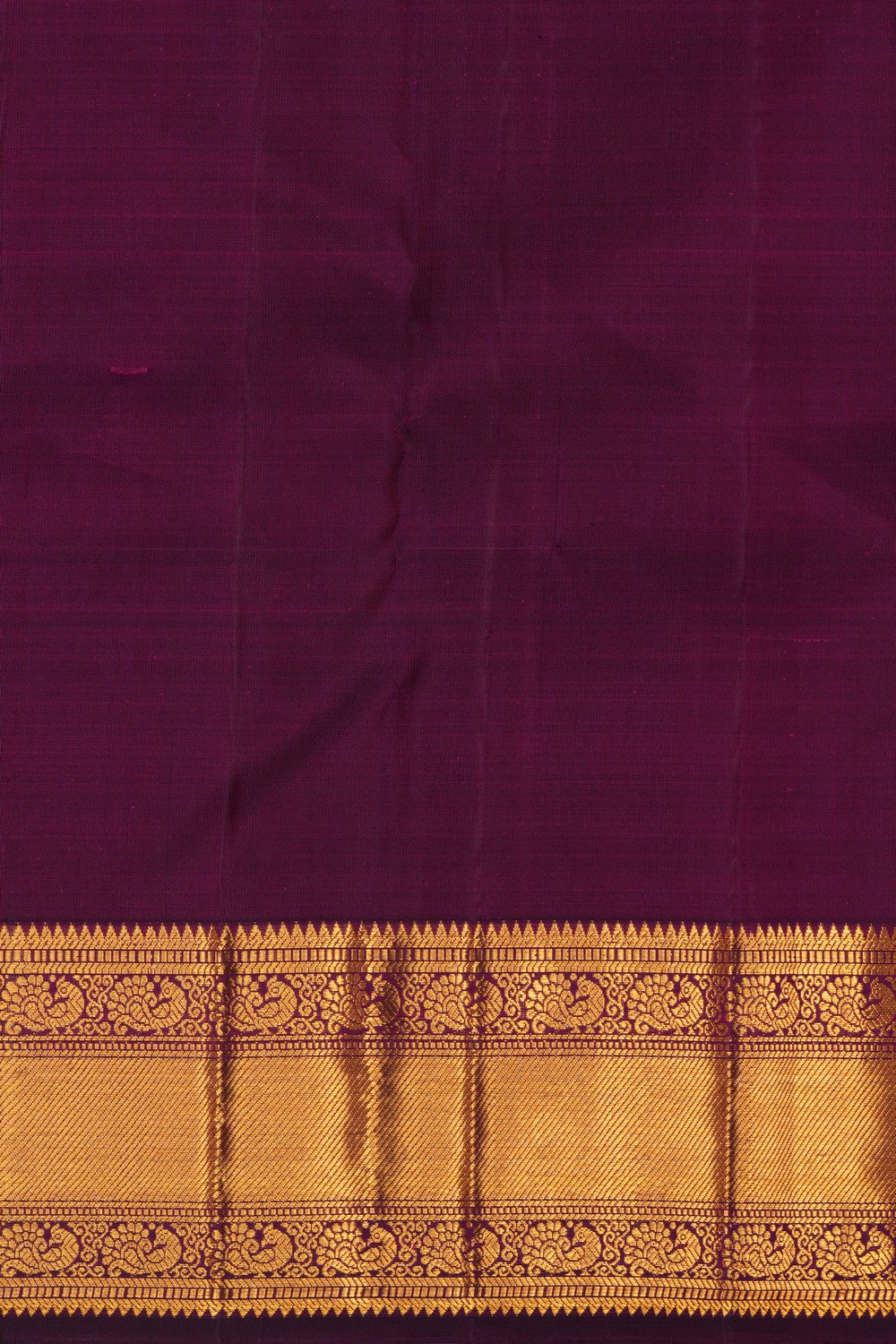 Image of Kanchipattu Brocade Violet Saree