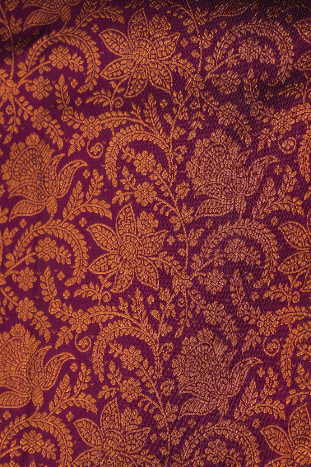 Image of Kanchipattu Brocade Violet Saree
