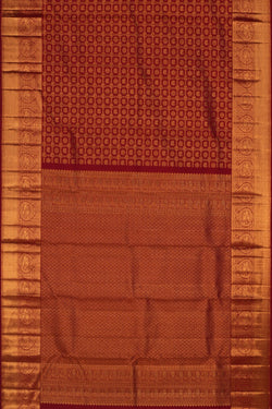 Image of Kanchipattu Brocade Red Saree