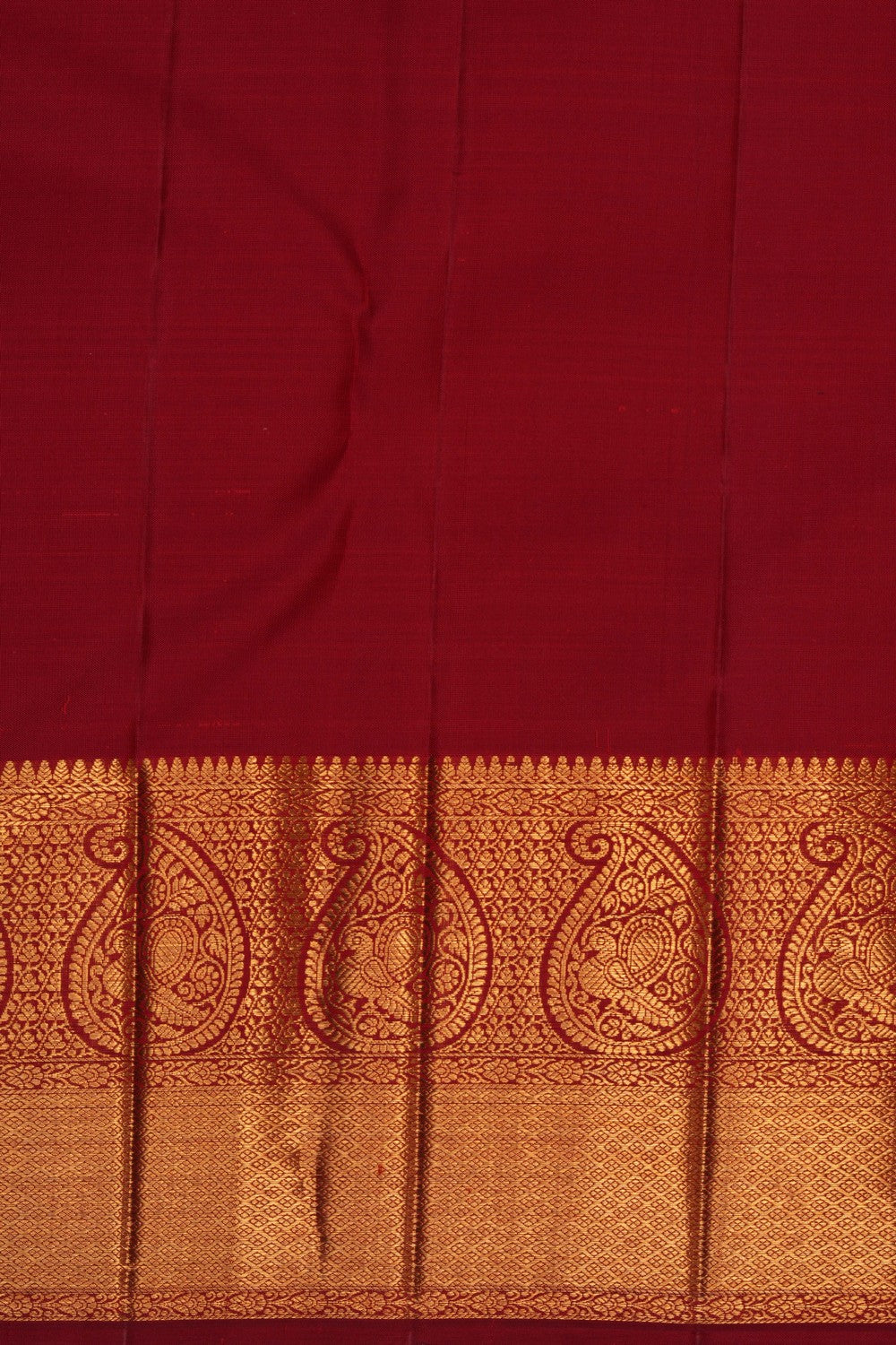 Kanchipattu Brocade Red Saree