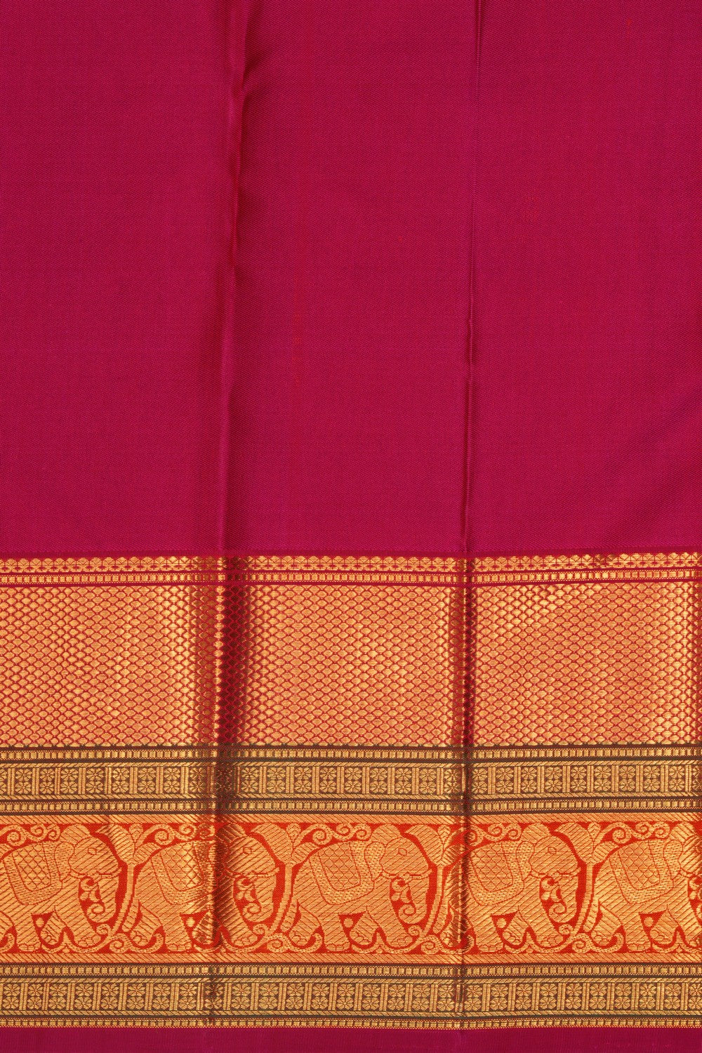 Image of Kanchipattu Brocade Indigo Blue Saree