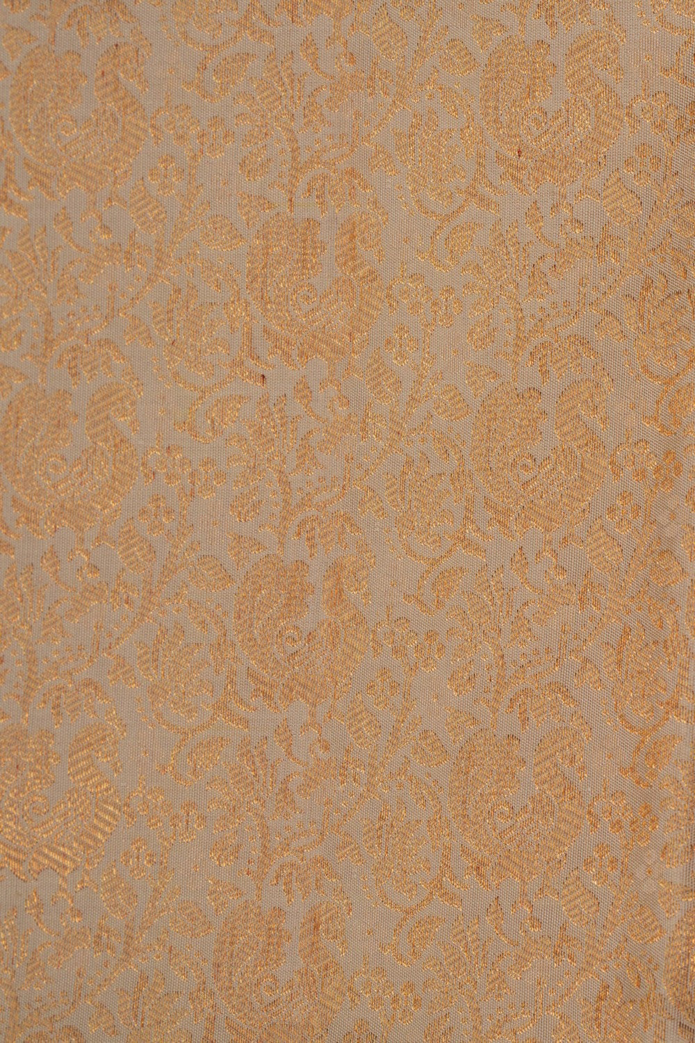 Image of Kanchipattu Brocade Off White Saree