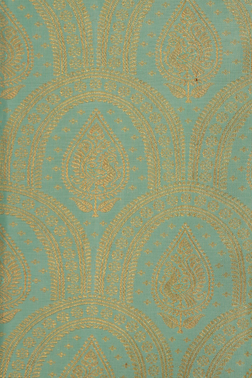 Kanchipattu Brocade Mint Green Saree