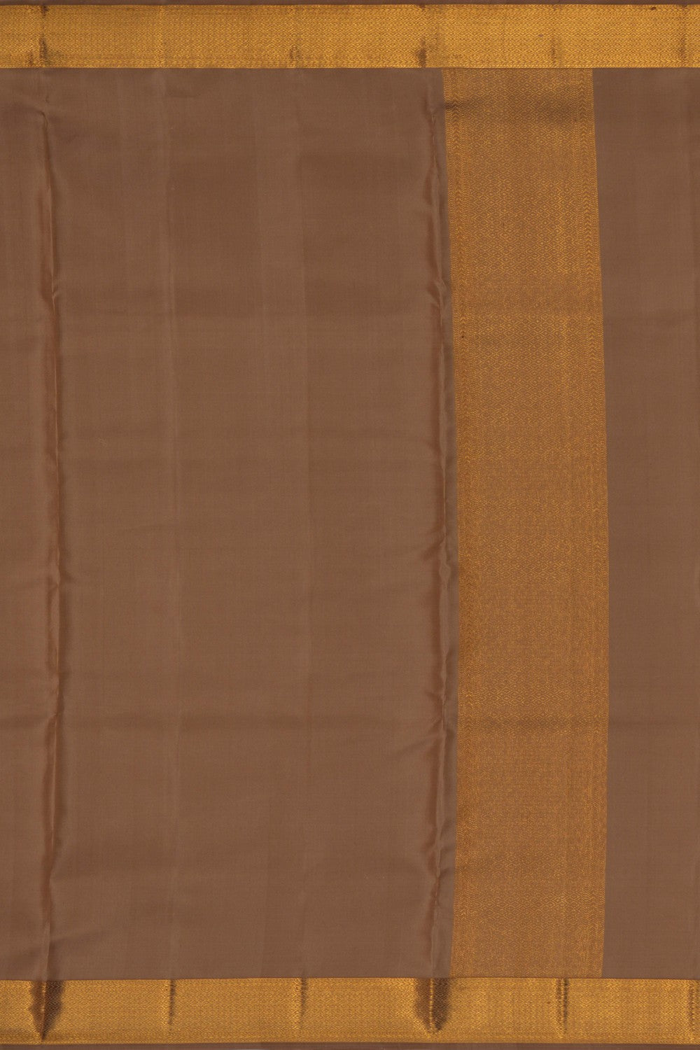 Image of Kanchi Silk Off-White Dhoti With Kanduva (8 X 4)