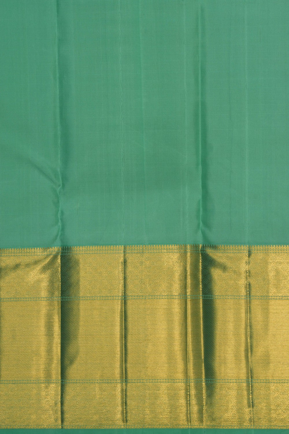 Kanchipattu Mint Green Brocade Saree
