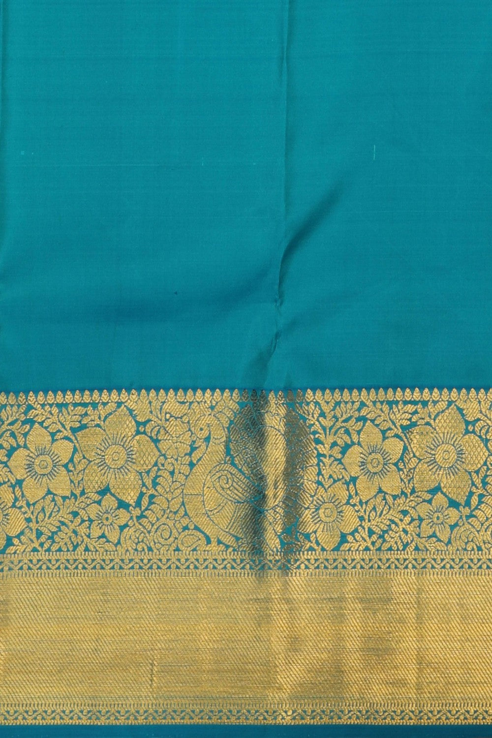 Kanchipattu Blue Brocade Saree
