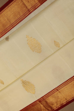 Image of Kanchipattu Cream Saree