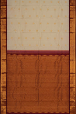 Image of Kanchipattu Cream Saree