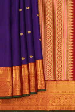 Image of Kanchipattu Purple Saree