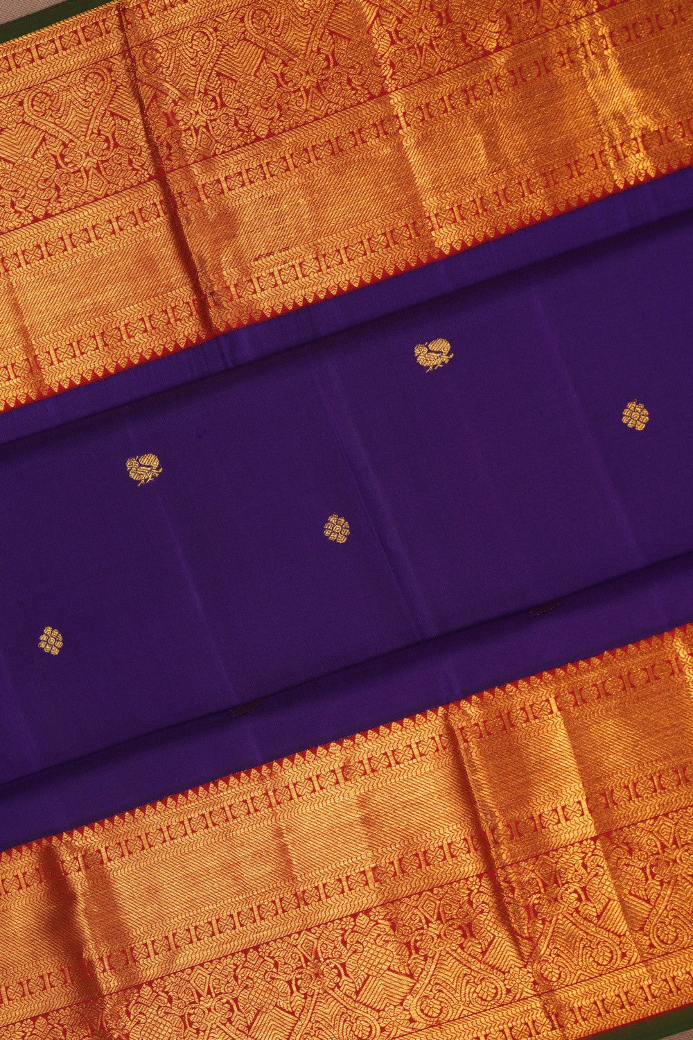 Kanchipattu Purple Saree