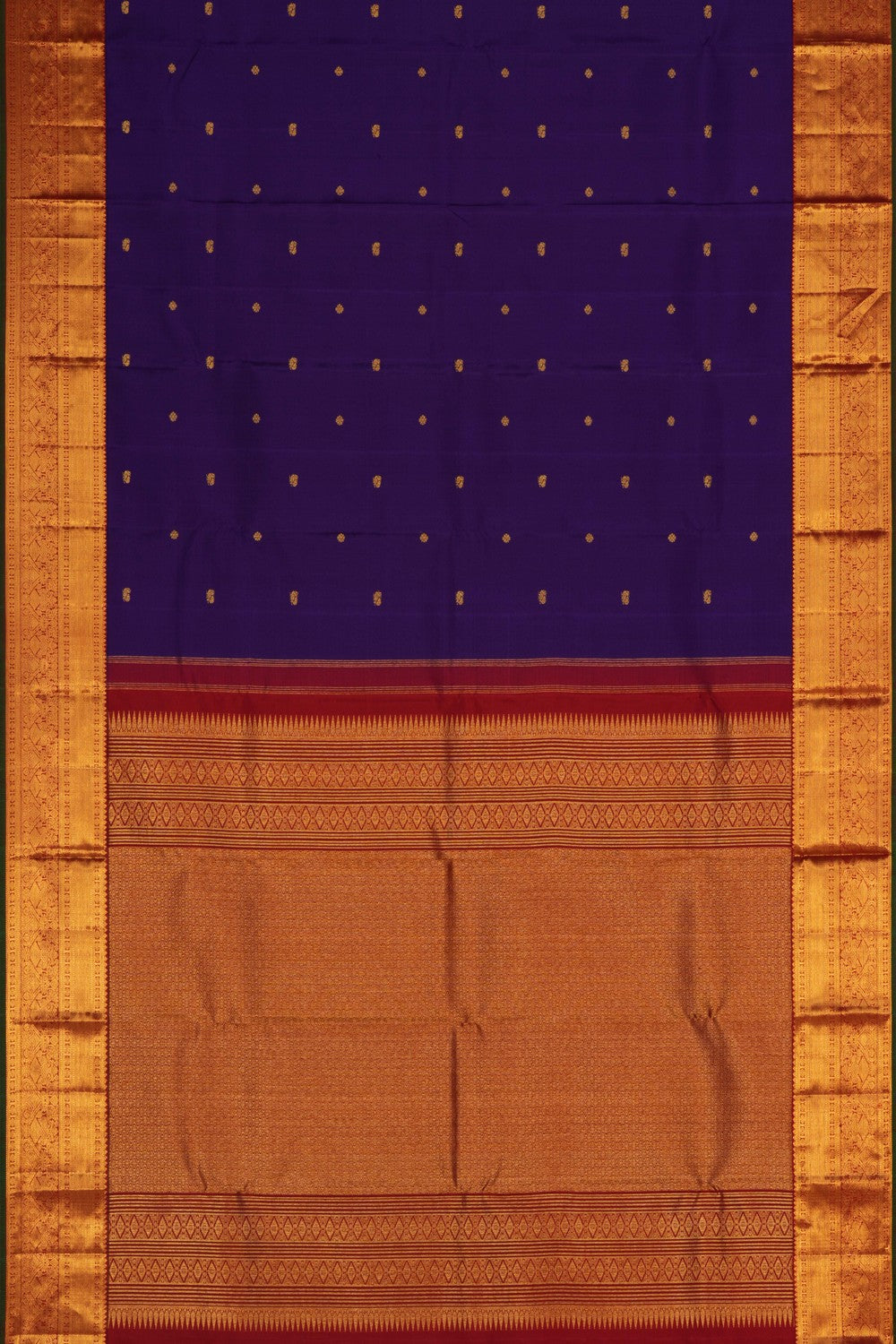 Kanchipattu Purple Saree