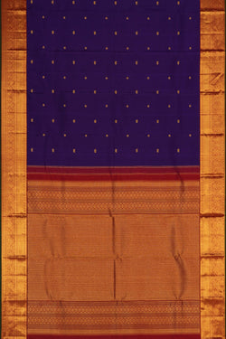Image of Kanchipattu Purple Saree