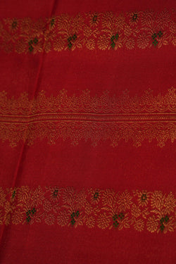 Image of Arani Silk Brocade Red Saree