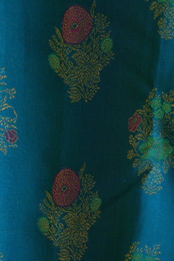 Image of Arani Silk Blue Saree
