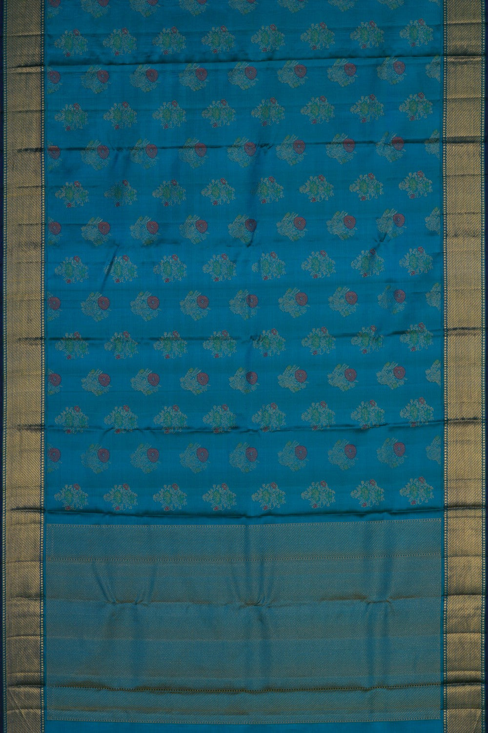Arani Silk Blue Saree