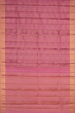 Image of Arani Silk Brocade Pink Saree