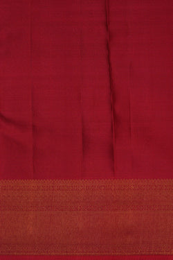 Image of Arani Silk Brocade Blue Saree