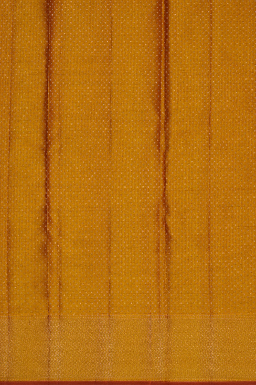 Image of Arani Silk Shimmering Yellow Saree