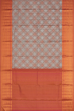 Image of Arani Silk Brocade Beige Saree