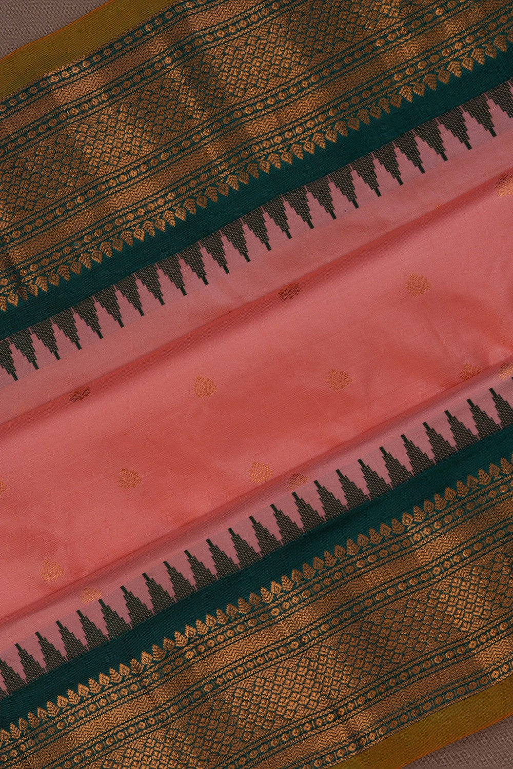Gadwal Silk Pink Saree