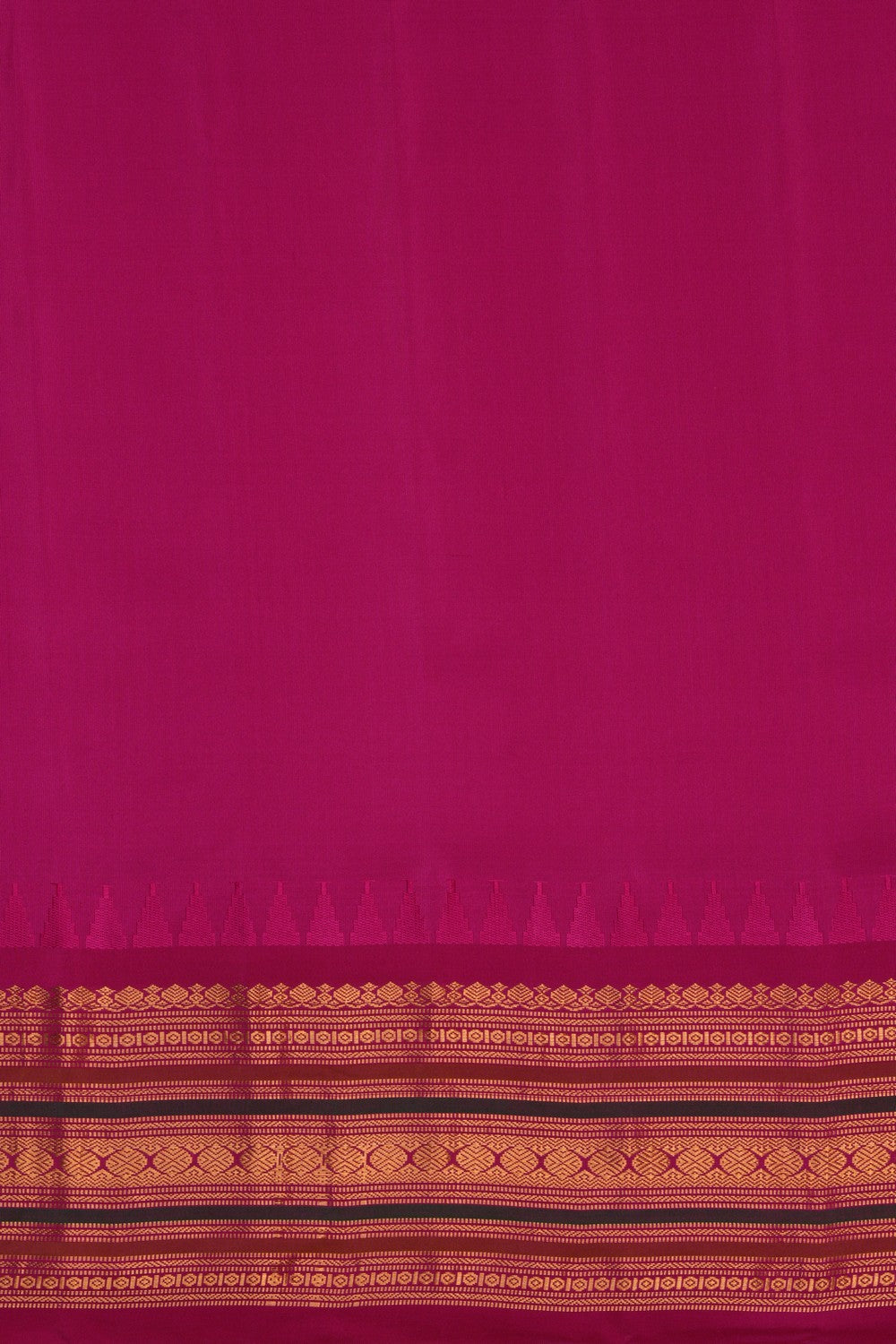 Gadwal Silk Green Saree