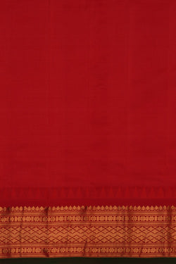 Image of Gadwal Silk Grey Saree