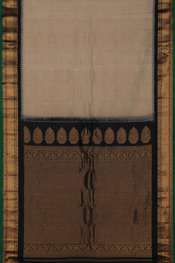 Image of Gadwal Silk Beige Saree