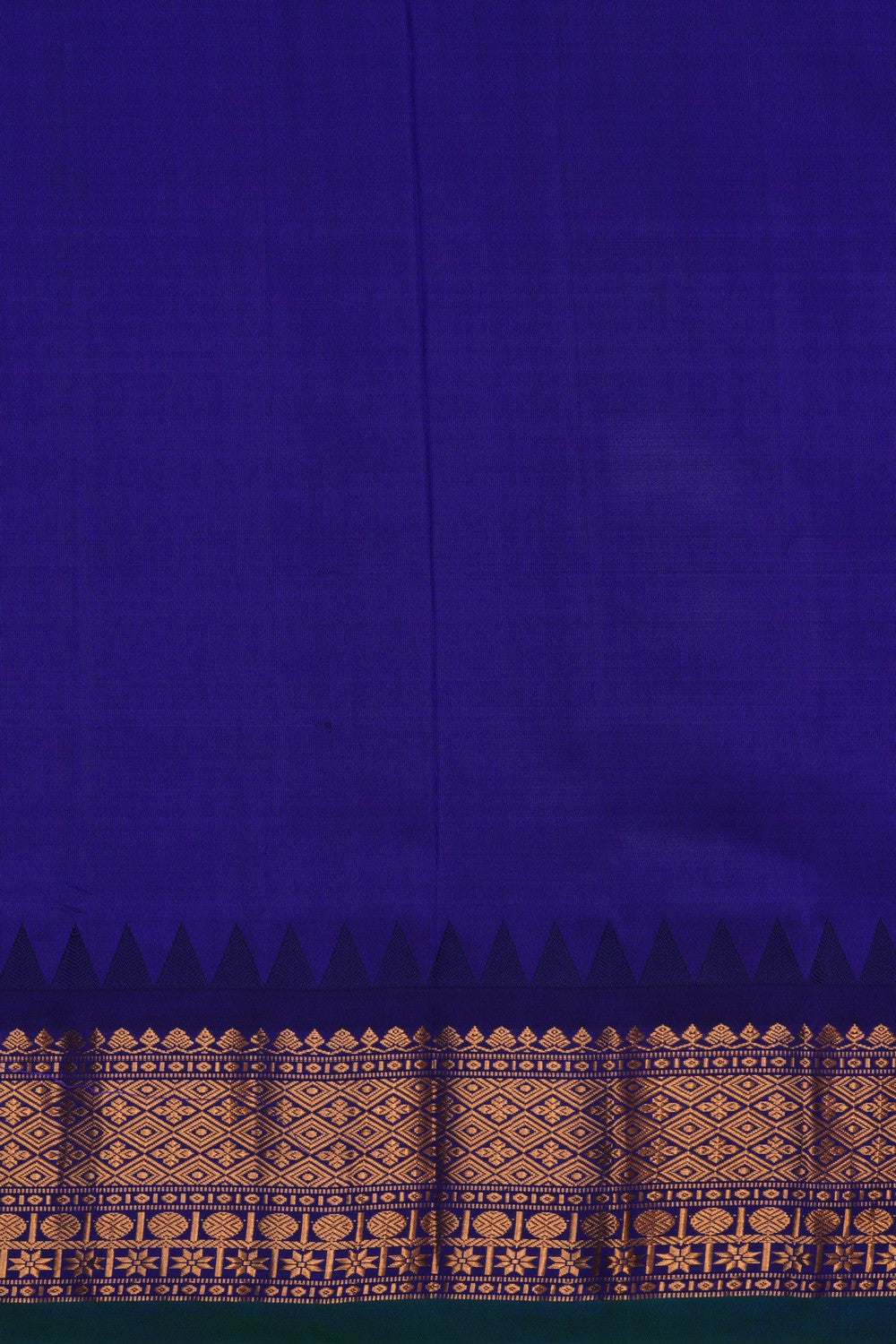 Image of Gadwal Silk Mustard Saree