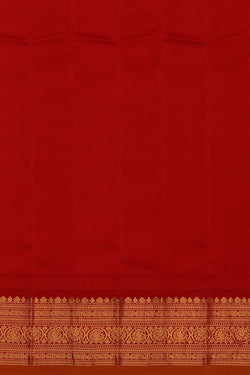 Image of Gadwal Silk Kattam Purple Saree