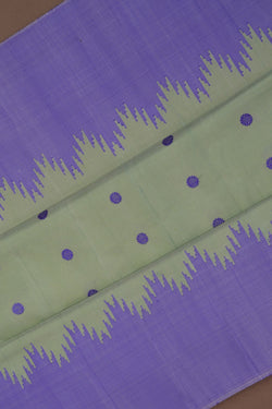 Image of Gadwal Silk Mint Green Saree
