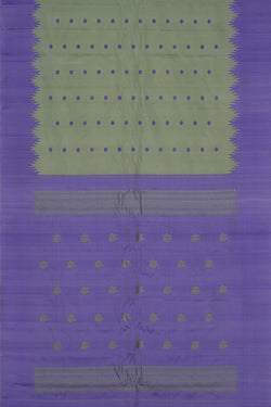 Image of Gadwal Silk Mint Green Saree