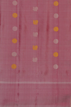 Image of Gadwal Silk Off-White Saree