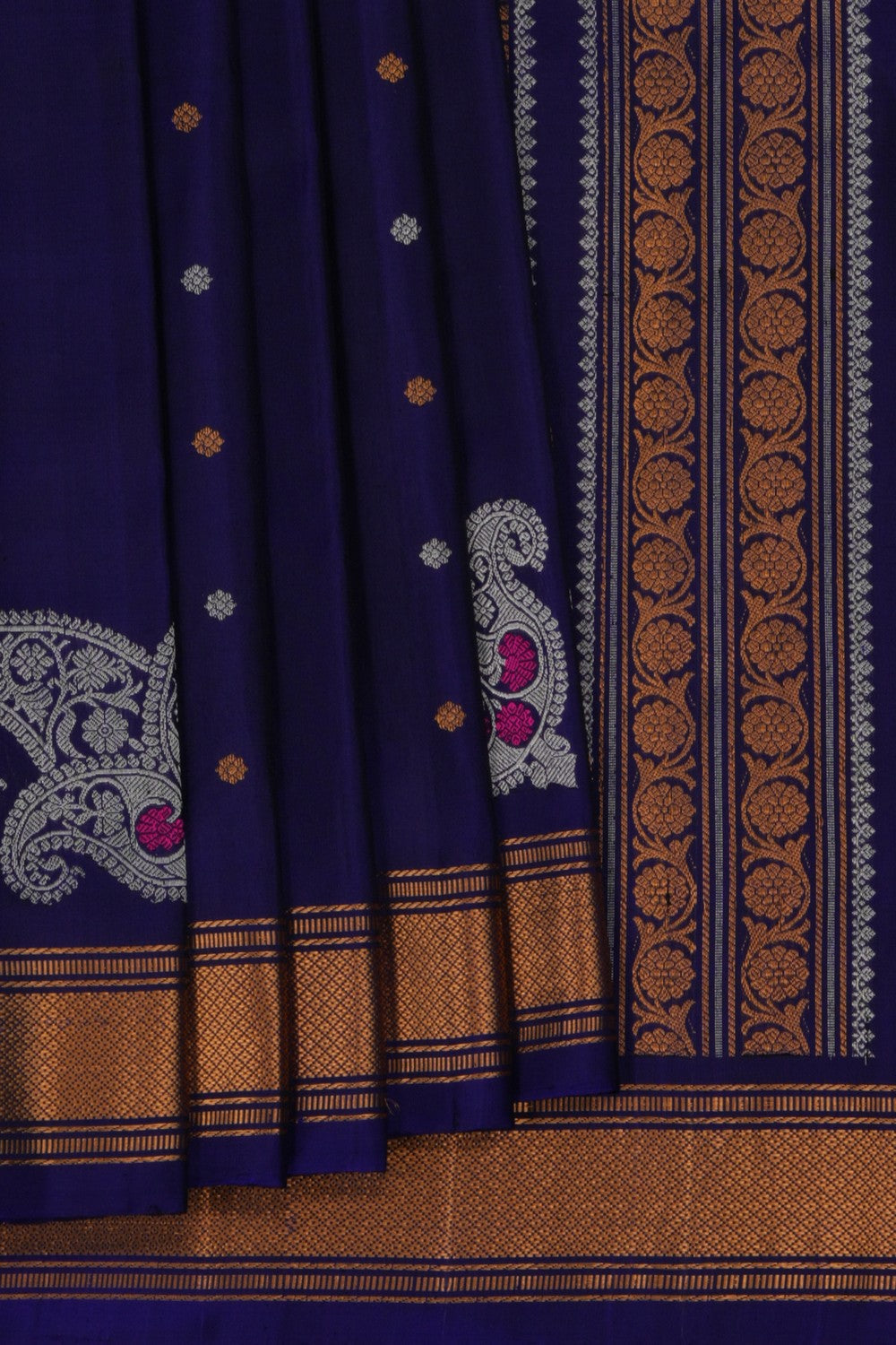 Gadwal Silk Purple Saree