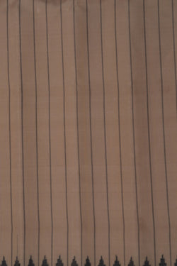 Image of Gadwal Silk Beige Saree