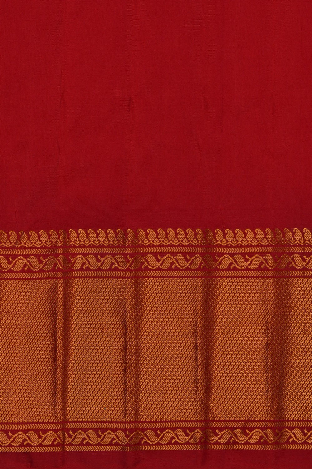 Image of Gadwal Silk Spring Green Saree