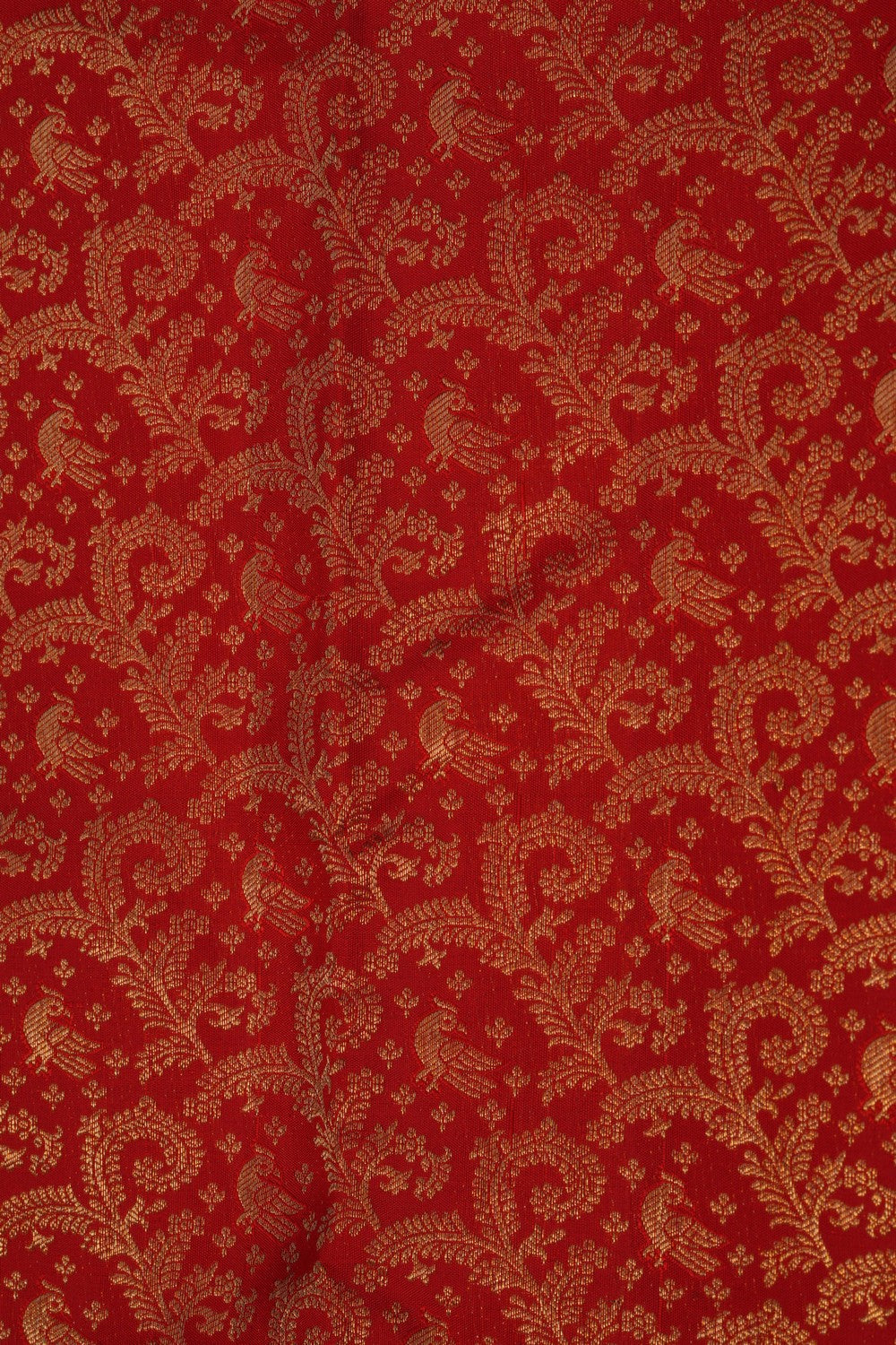 Kanchipattu Brocade Red Saree