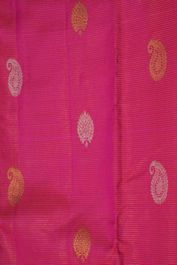 Image of Kanchipattu Brocade Pink Saree