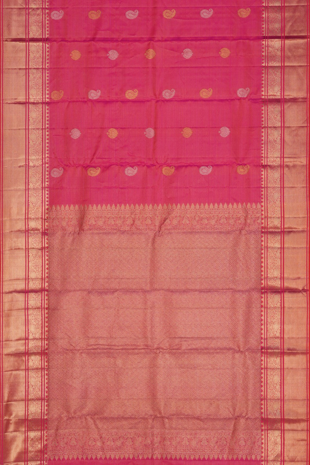 Kanchipattu Brocade Pink Saree