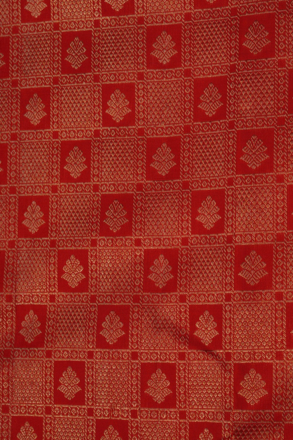 Kanchipattu Brocade Red Saree