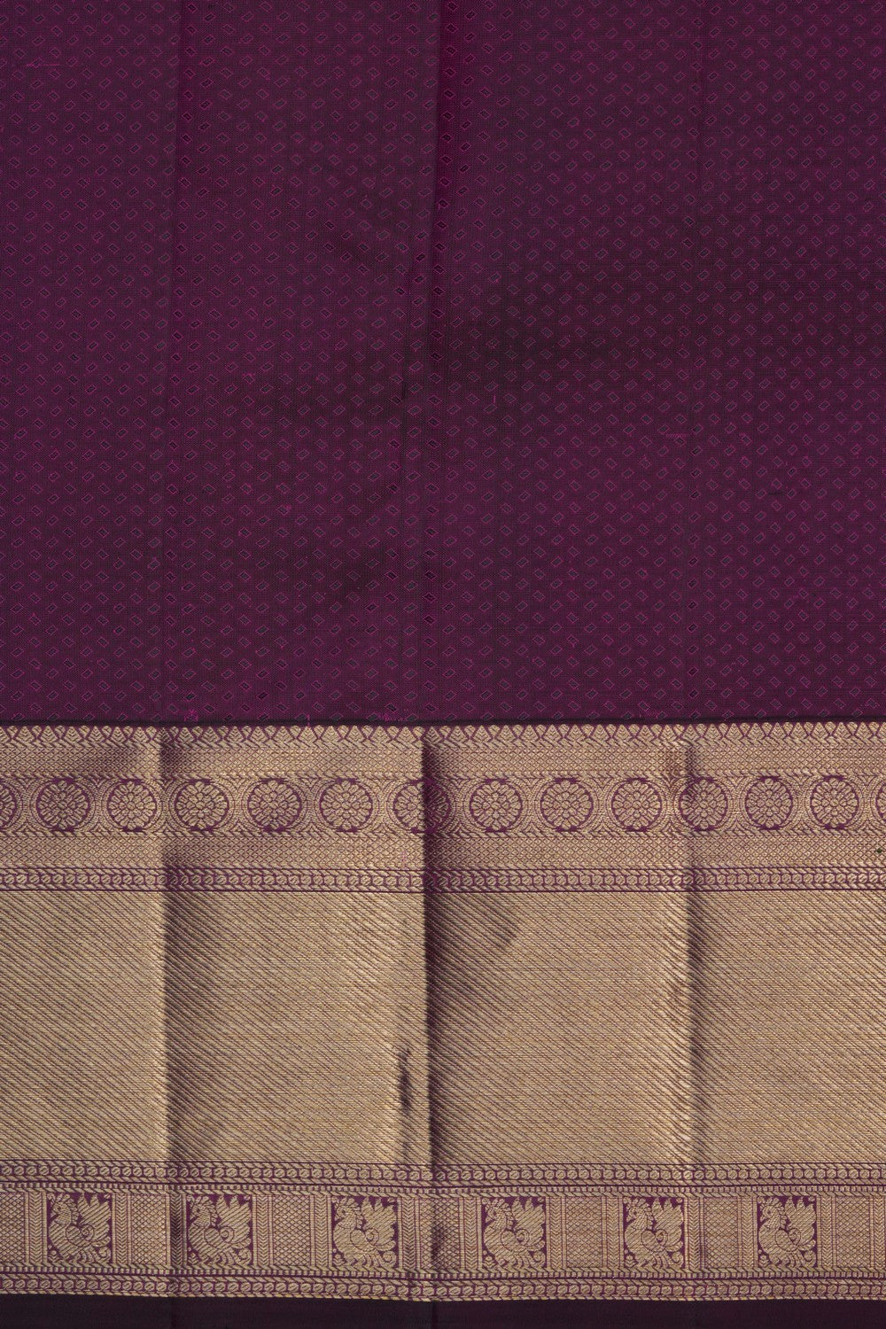 Kanchipattu Brocade Fuchsia Pink Saree