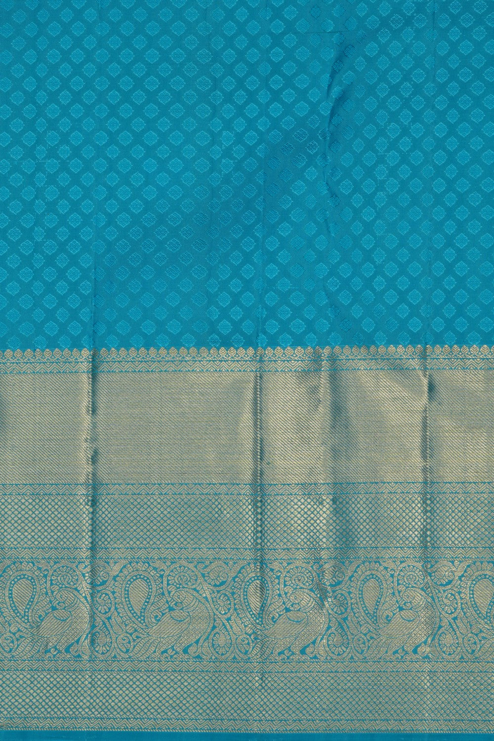 Kanchipattu Brocade Blue Saree