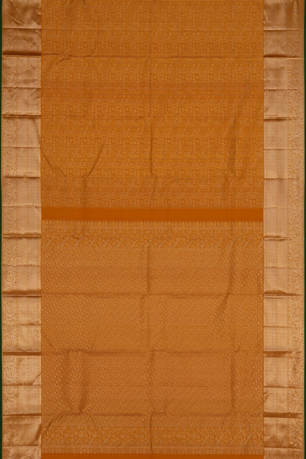 Kanchipattu Brocade Yellow Saree