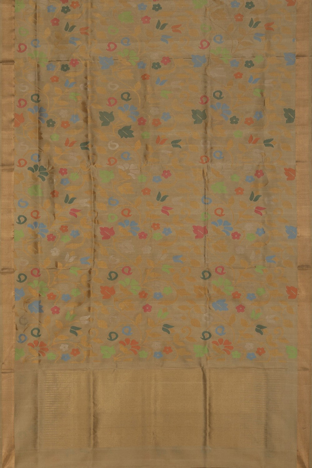 Image of Uppada Silk Beige Saree