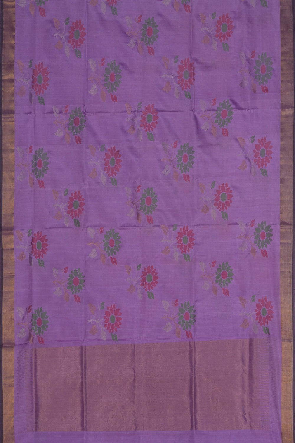 Image of Uppada Silk Purple Saree