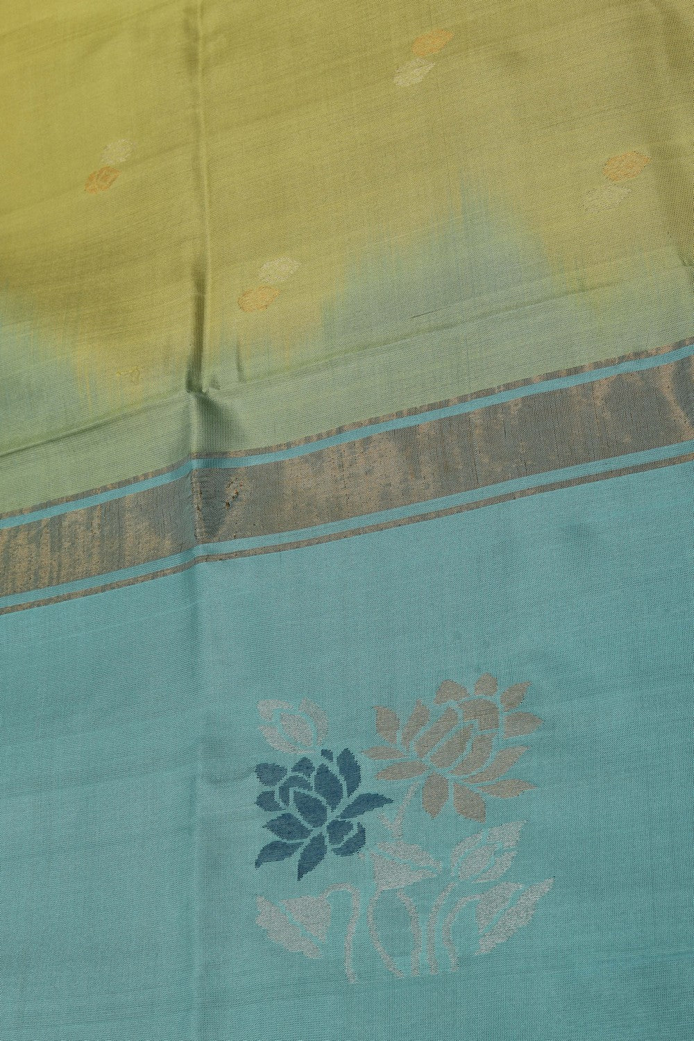 Image of Uppada Silk Yellow Saree