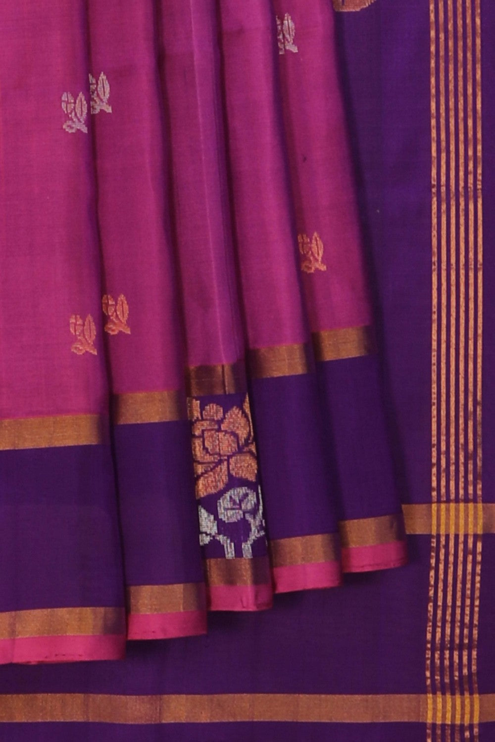 Image of Uppada Silk Pink Saree