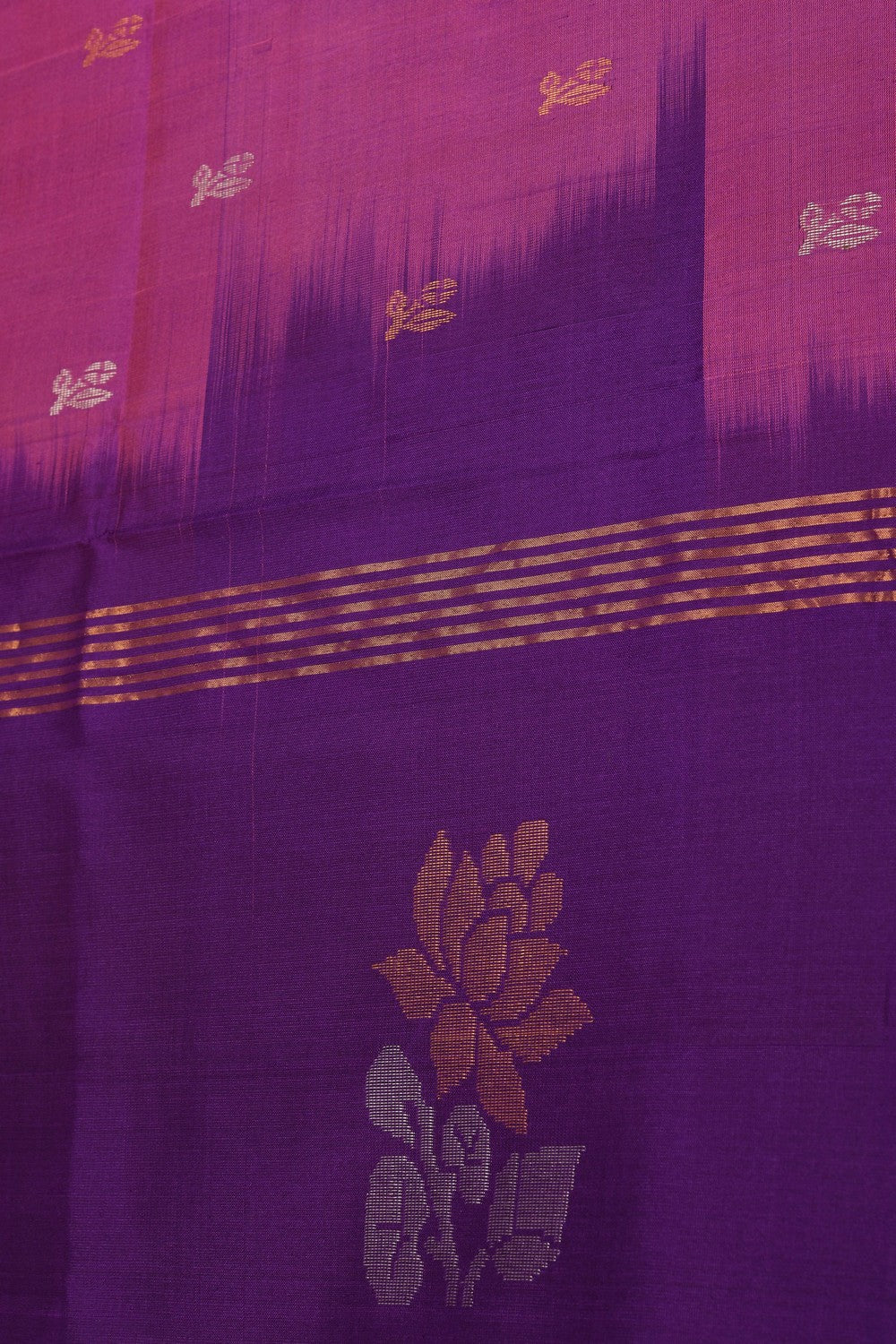 Image of Uppada Silk Pink Saree