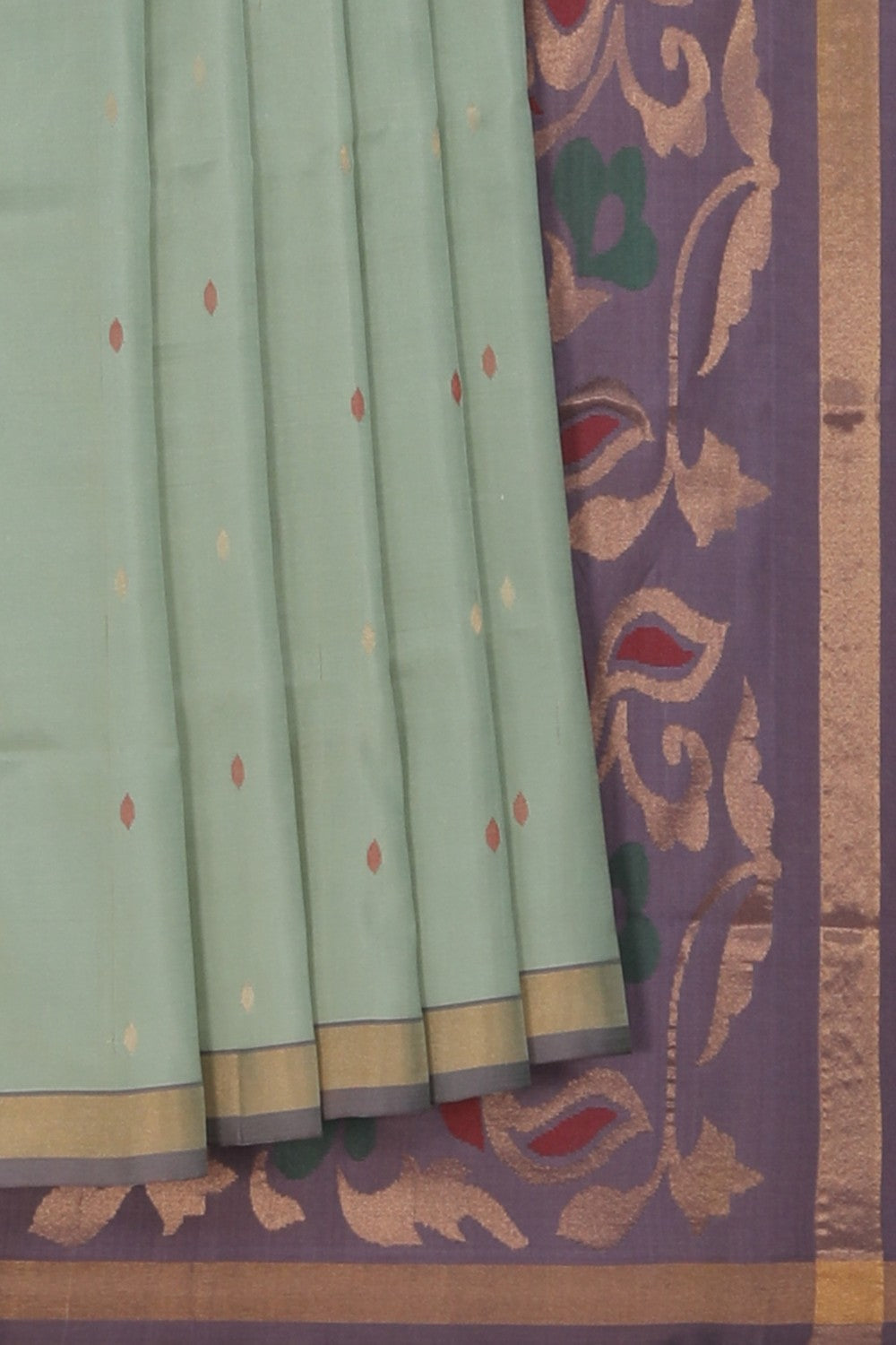 Uppada Silk Sage Green Saree